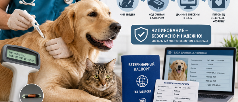 Чипирование животных: зачем нужно и как проходит процедура