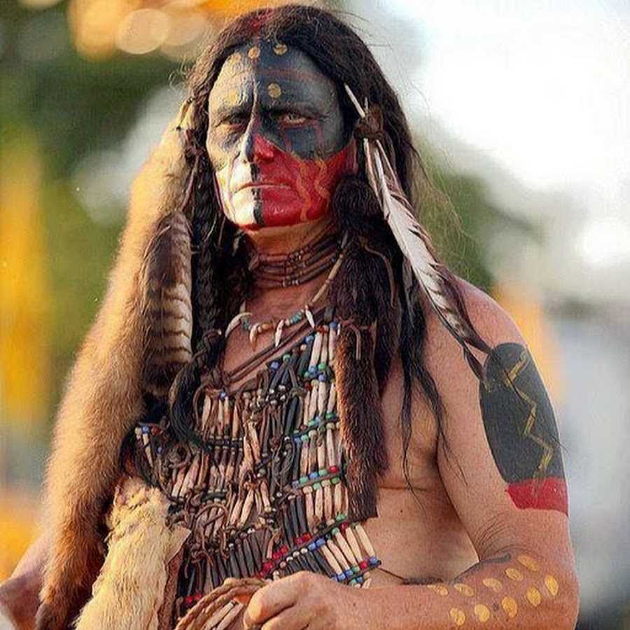Боевой раскрас индейцев Апачи
